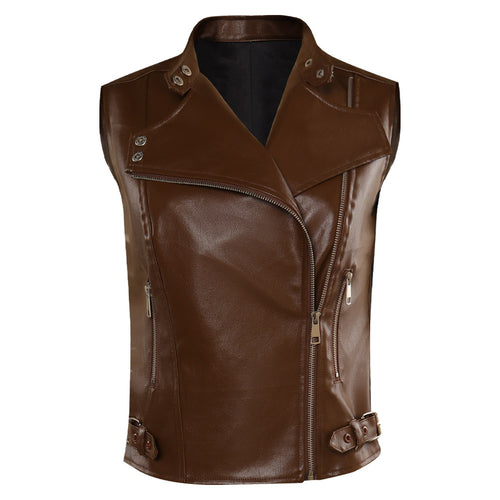 Maggie Greene Leather Cosplay Vest From Yicosplay
