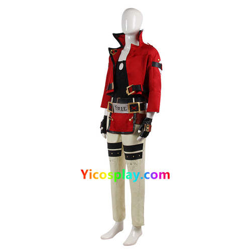 Guilty Gear Sol Badguy Outfits Halloween Suit Cosplay Costume-Yicosplay