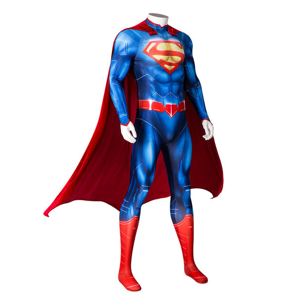 New Superman Cosplay Costume Superhero Halloween Suit-Yicosplay