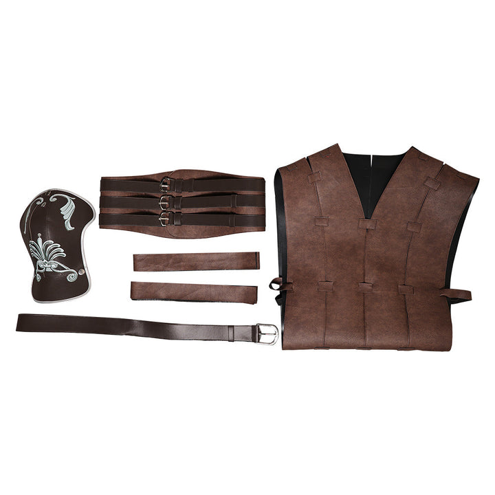 Commodus Brown Leather Outfit From Yicosplay