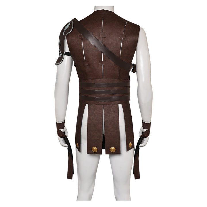 Commodus Brown Leather Outfit From Yicosplay