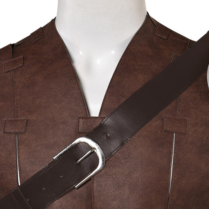 Commodus Brown Leather Outfit From Yicosplay