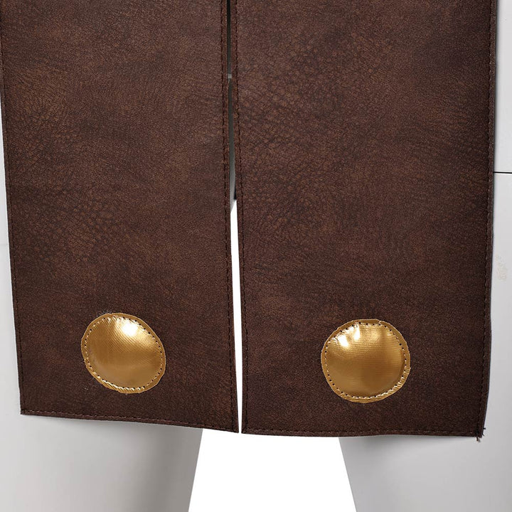 Commodus Brown Leather Outfit From Yicosplay