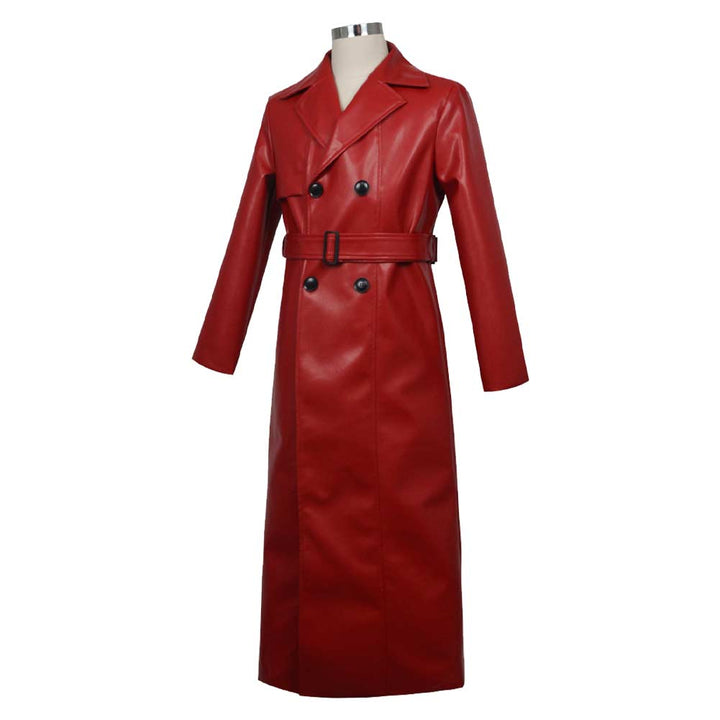 Homicipher Mr. Scarletella Red Leather Coat – Yicosplay