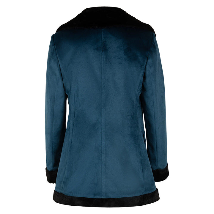 2024 Harley Women Blue Coat From Yicosplay