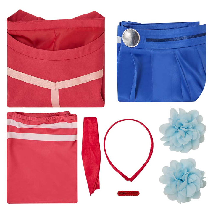 Mita Women Red Dress Cosplay Costume From Yicosplay