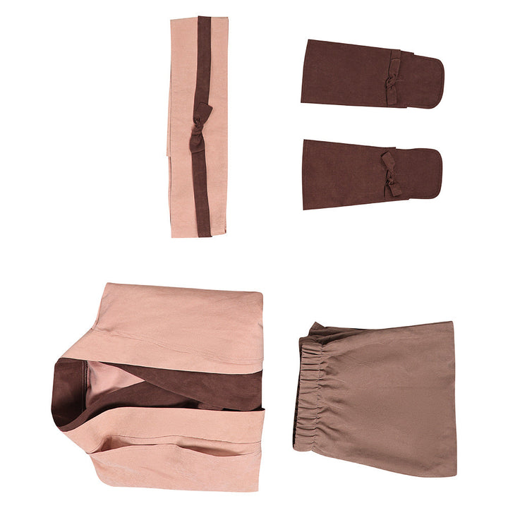 Obi-Wan Kenobi Top Pants Full Set Brown Outfit Cosplay Costume From Yicosplay