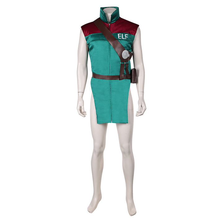 Garcia Green Red Vest Set From Yicosplay