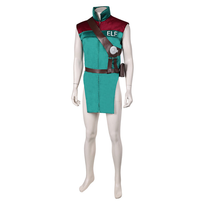 Garcia Green Red Vest Set From Yicosplay