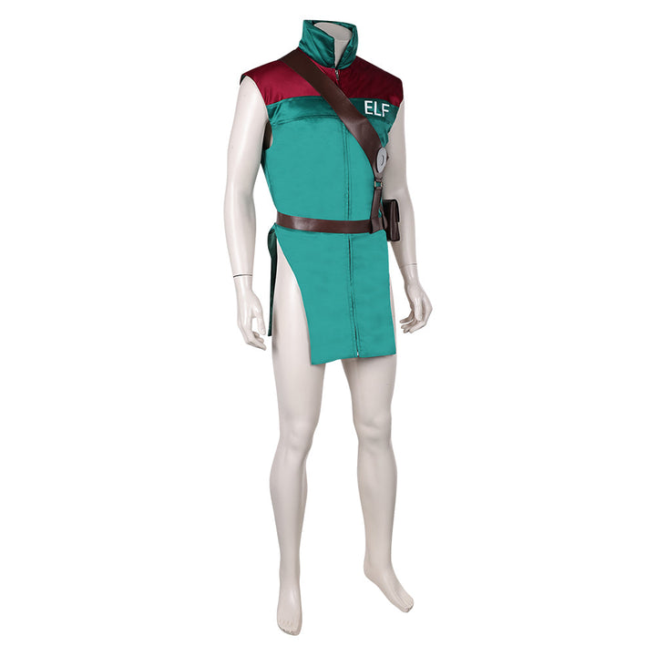 Garcia Green Red Vest Set From Yicosplay