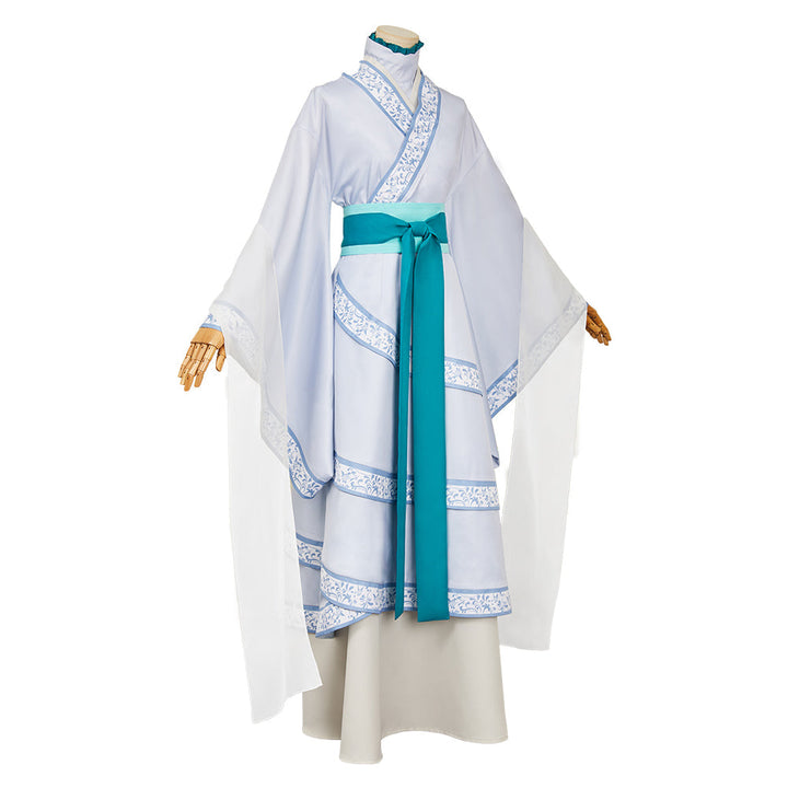 The Apothecary Diaries Jinshi Women White Outfit Cosplay Costume ...