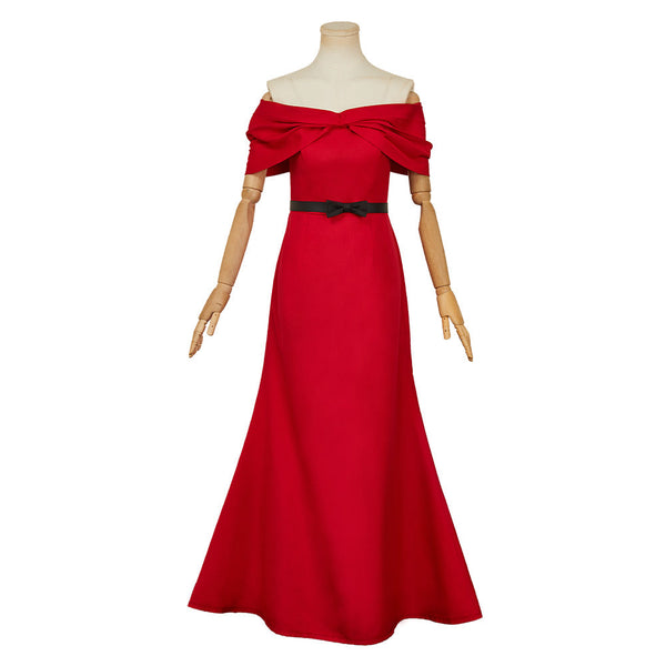 Houshou Reiko Women Red Dress Cosplay Costume From Yicosplay