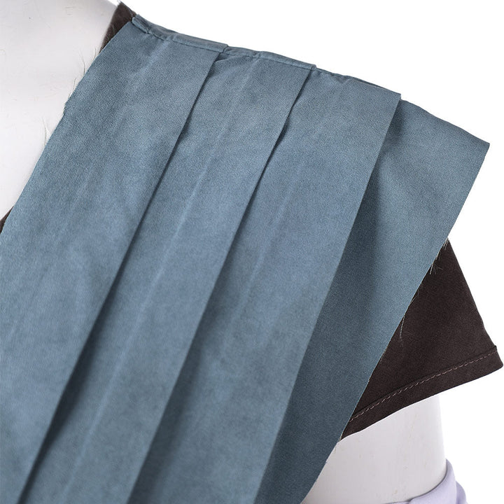 Jedi Rey Women Blue Combat Outfit Cosplay Costume From Yicosplay