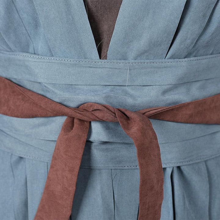 Jedi Rey Women Blue Combat Outfit Cosplay Costume From Yicosplay