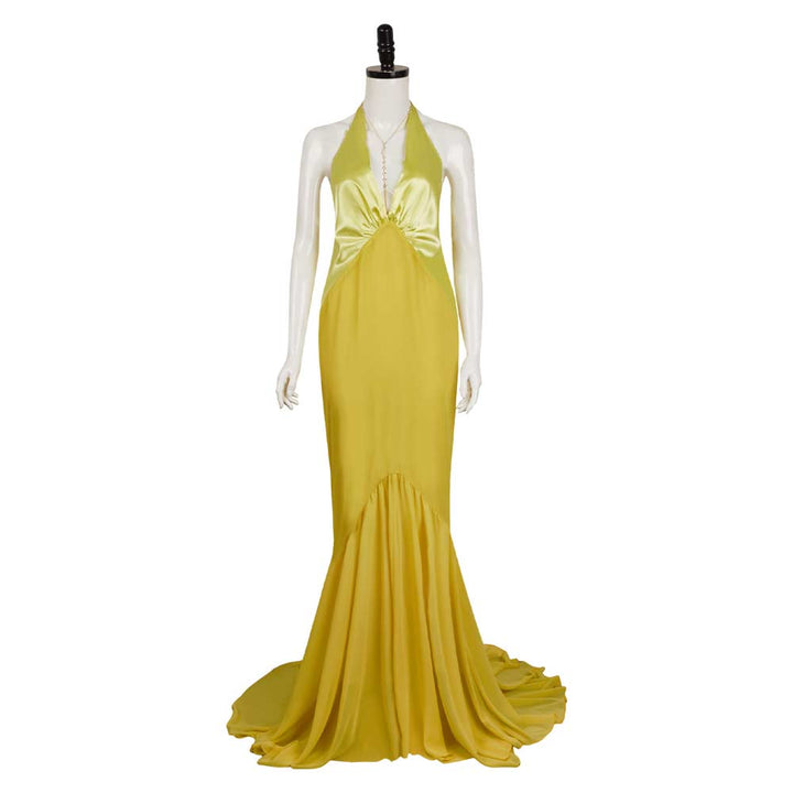 Sofia Falcone Women Yellow Dress From Yicosplay