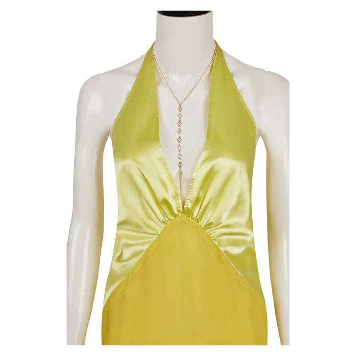 Sofia Falcone Women Yellow Dress From Yicosplay