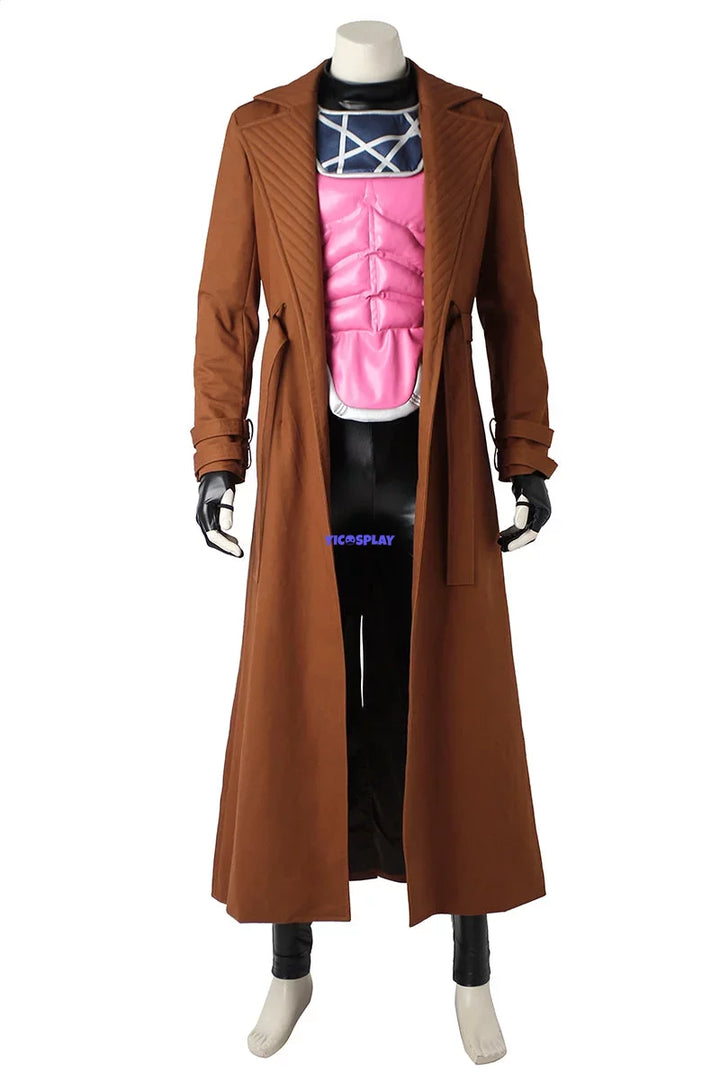 Gambit X Men Cosplay Costume Female Halloween Outfit-Yicosplay
