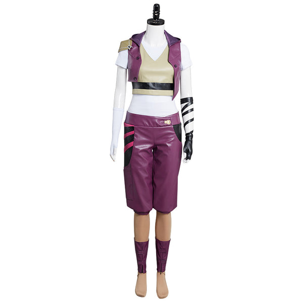 LOL Vi Outfits Arcane Halloween Suit Cosplay Costume From Yicosplay