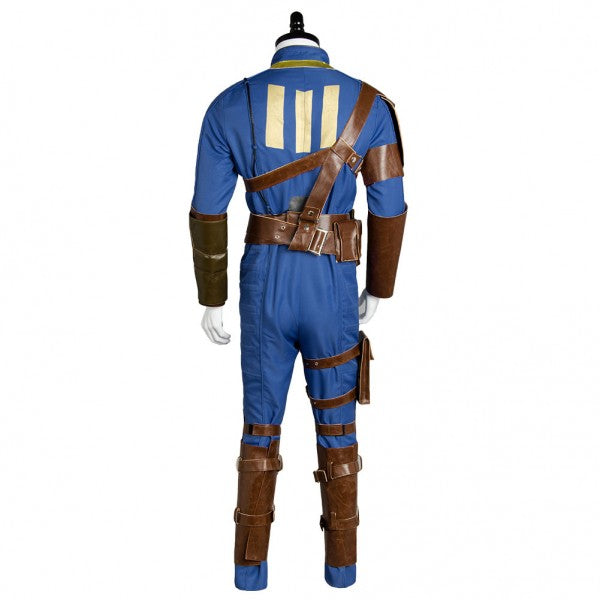 Fallout 4 Fo Nate Vault 111 Outfit Jumpsuit Uniform Cosplay Costume-Yicosplay