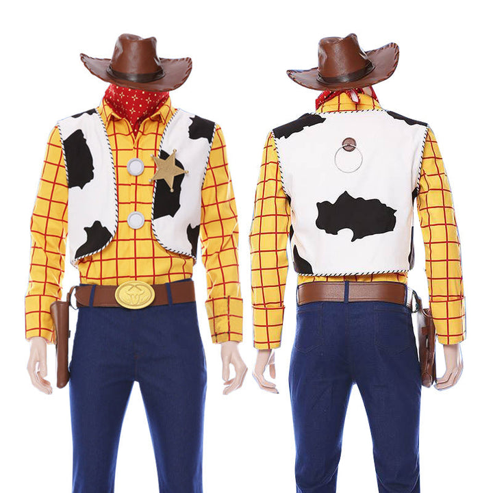 Toy Story Cowboy Sheriff Woody Costume-Yicosplay
