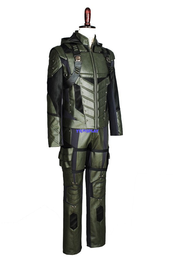 Green Arrow Season 5 Costume Cosplay Suit-Yicosplay