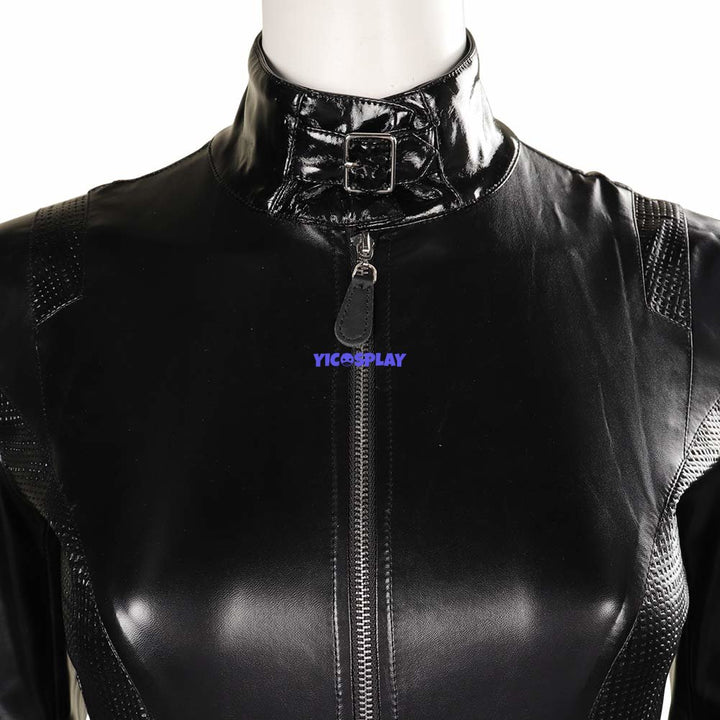 Catwoman 2022 Costume Black Suit Leather Outfit-Yicosplay