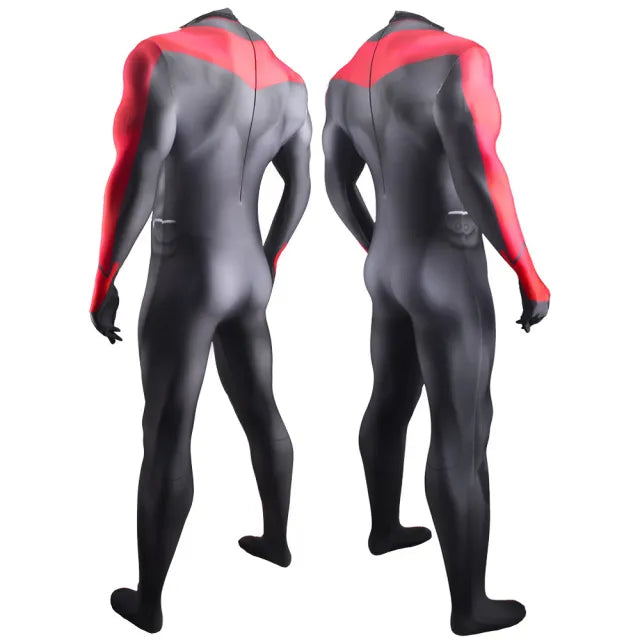 Nightwing Red Suit Cosplay Costume-Yicosplay
