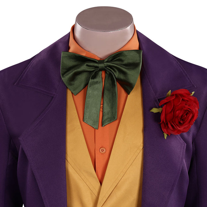 Batman Arkham City Joker Costume Cosplay Outfit-Yicosplay