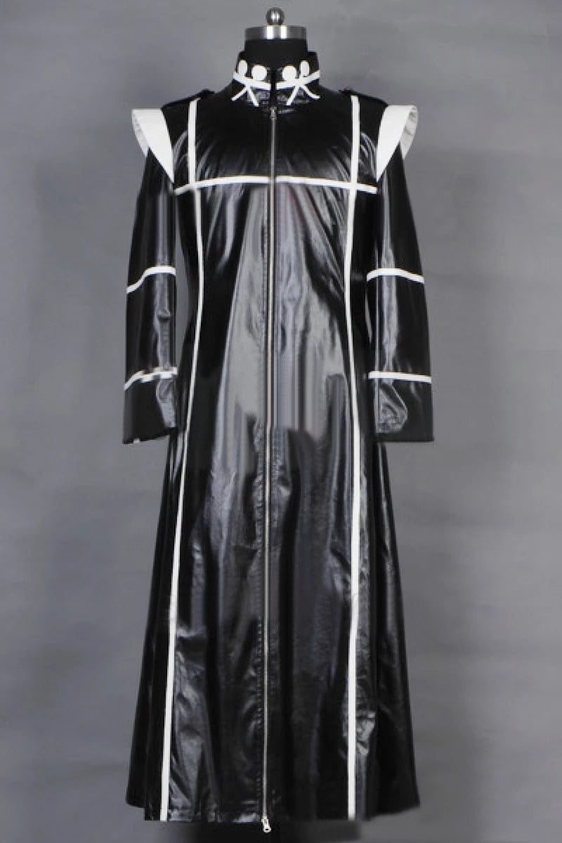 Katekyo Hitman Reborn! Byakuran & Rokuchoka Black Long Coat Cosplay Co ...