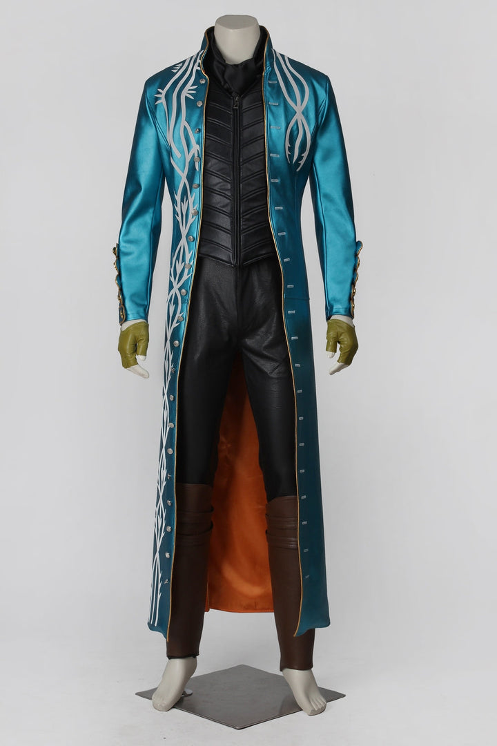 Dmc 5 Vergil Costume Cosplay Outfit-Yicosplay
