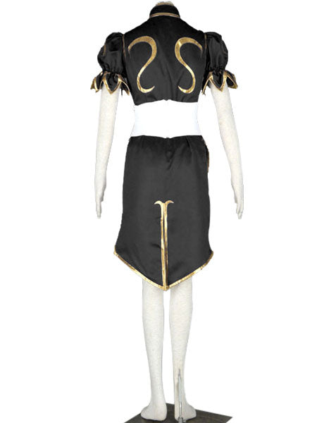 Chun Li Black Costume Outfit Cosplay Dress – Yicosplay
