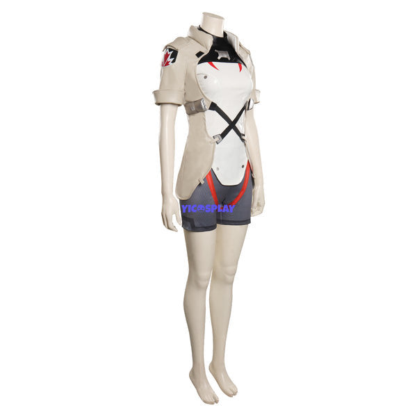 Overwatch Sojourn Vivian Chase Cosplay Costume Outfits-Yicosplay