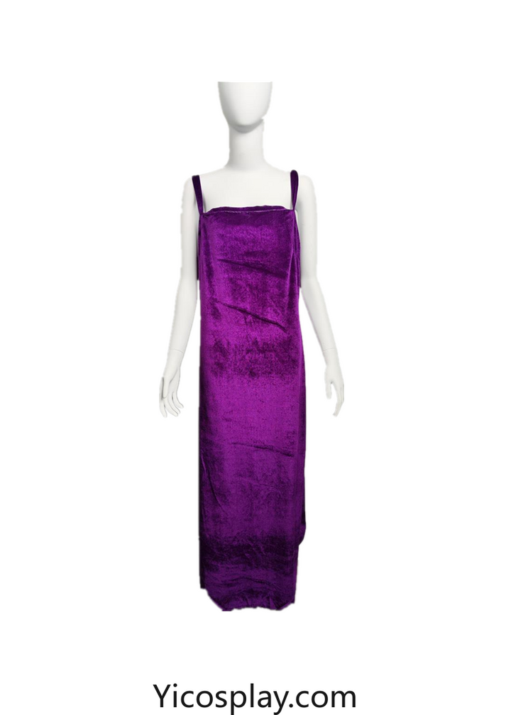 Starfire Purple Dress Cosplay Costume – Yicosplay