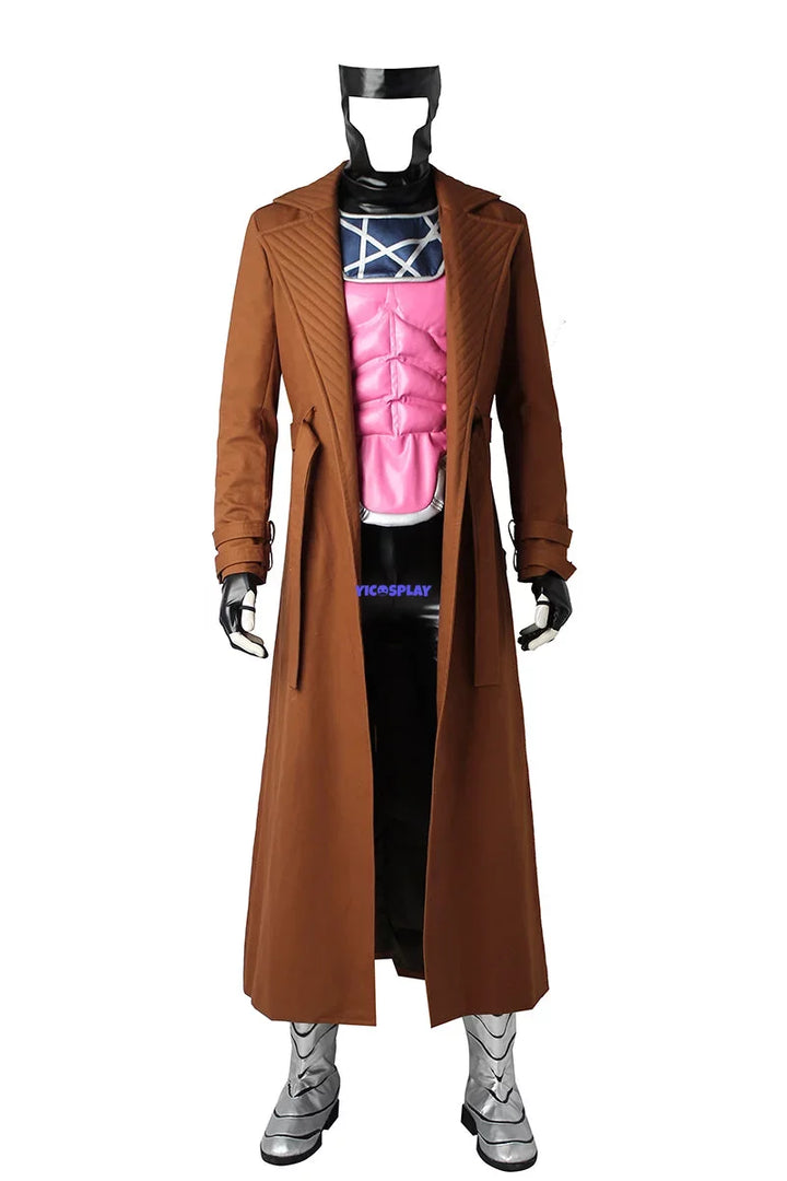 Gambit X Men Cosplay Costume Female Halloween Outfit-Yicosplay