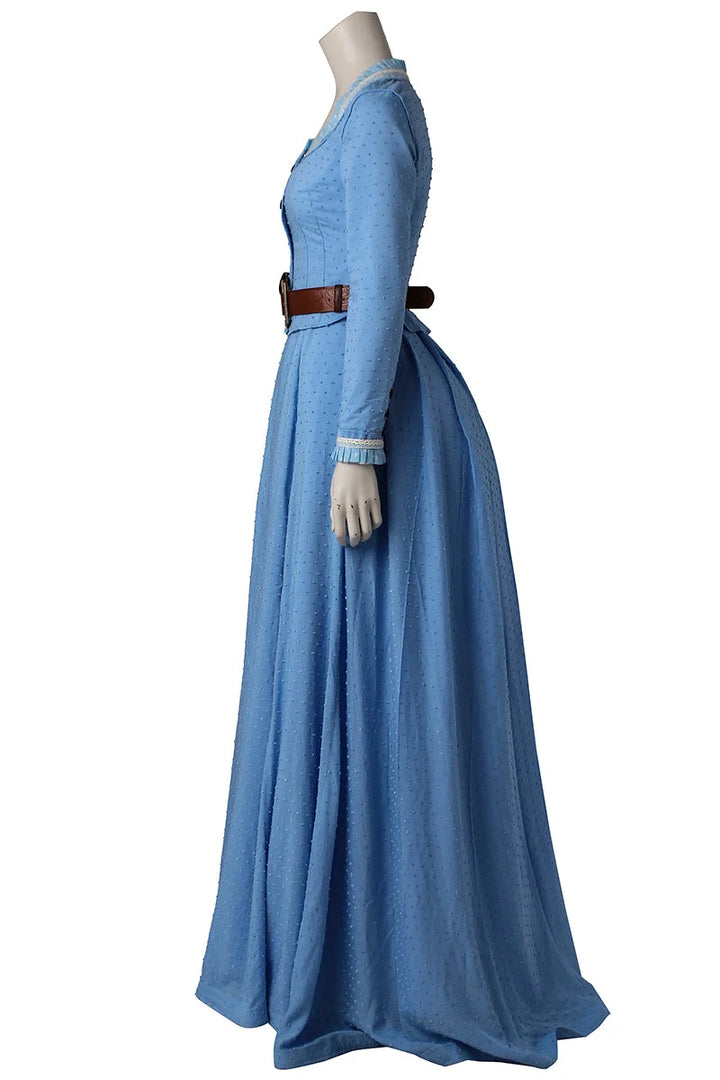 Westworld Dolores Abernathy Cosplay Dress Costume-Yicosplay
