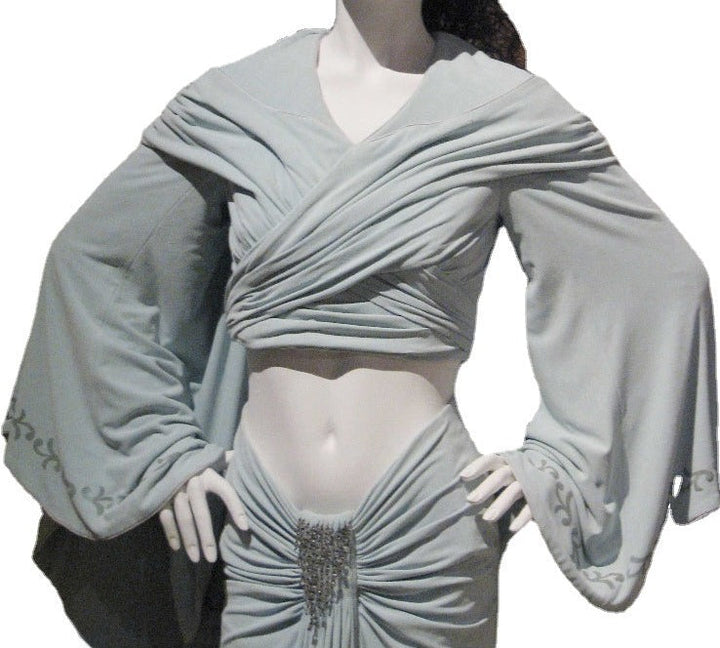 Star Wars Padme Amidala Blue Cosplay Dress Costume-Yicosplay