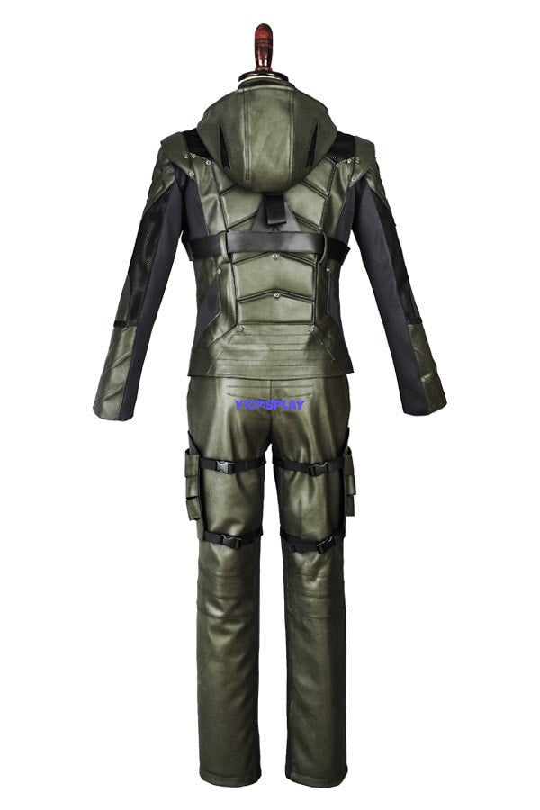 Green Arrow Season 5 Costume Cosplay Suit-Yicosplay